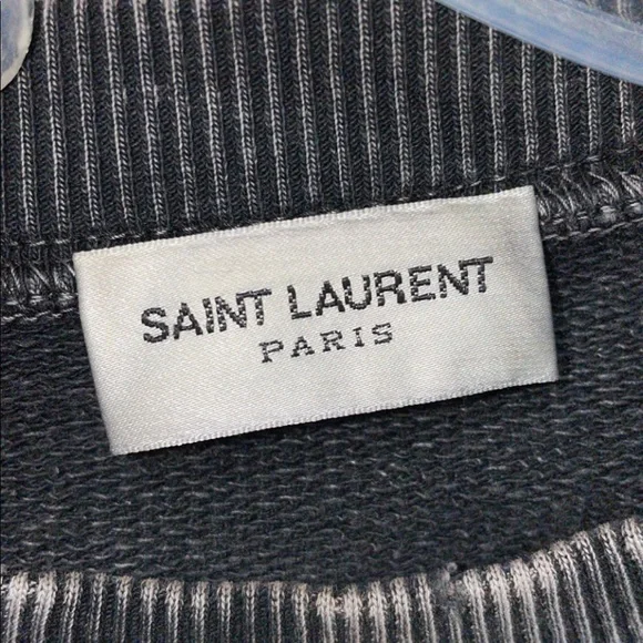 Ysl Distressed Sweater in Grey - Picture 2 of 7